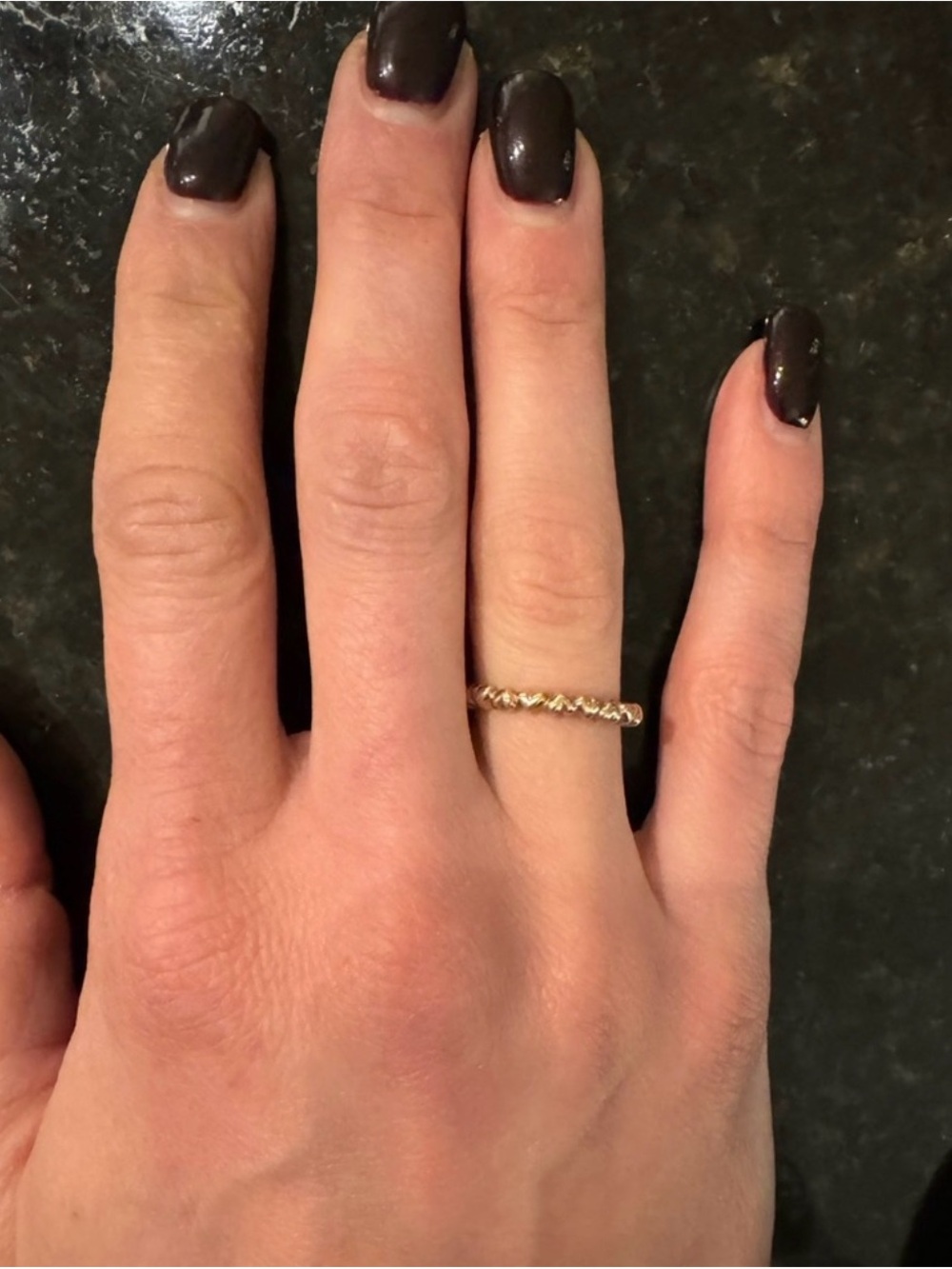 Retired Pandora Rose Gold Heart Ring